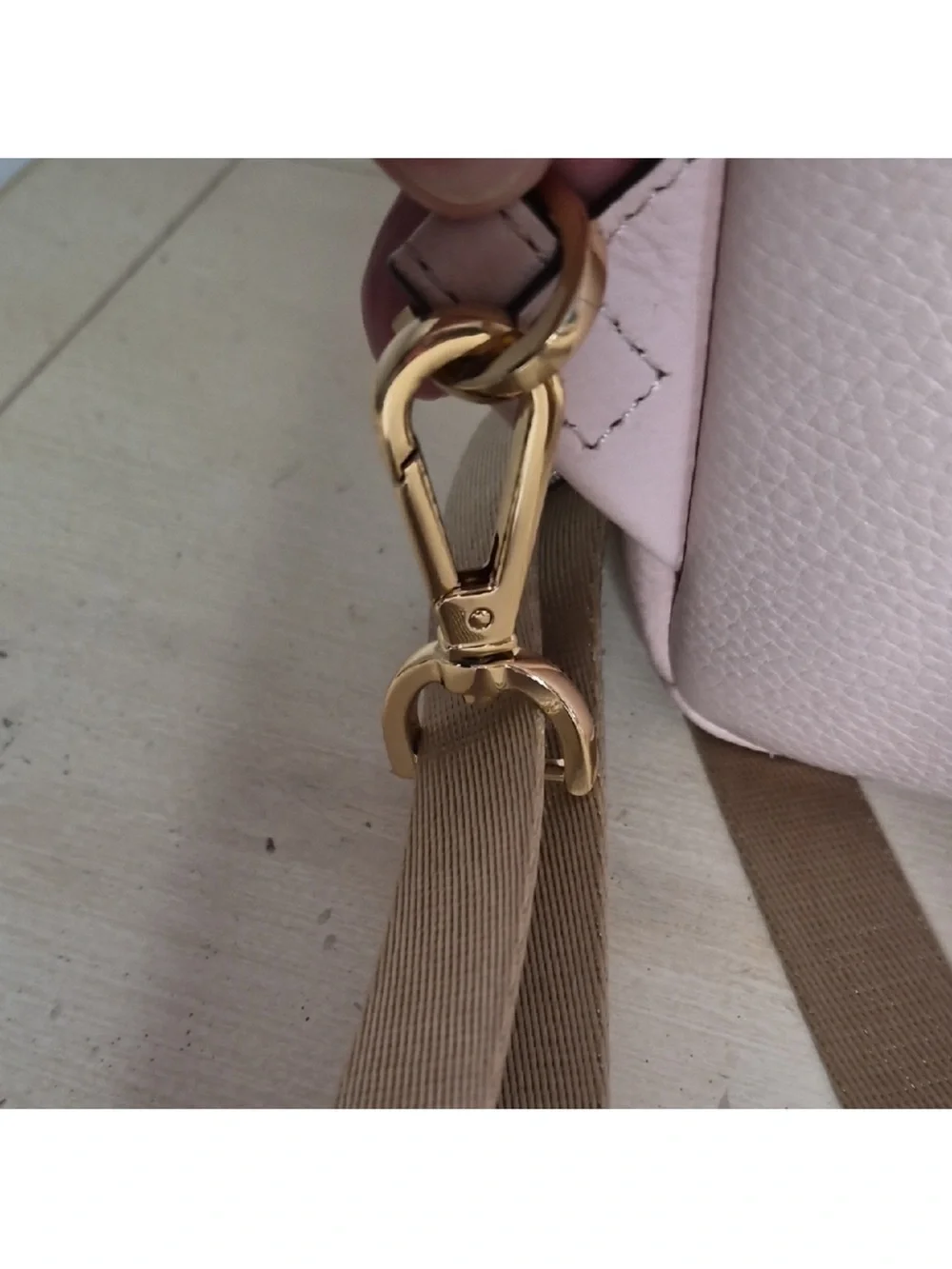 Michael Kors Blush Pink Pebbled Leather Mini Backpack